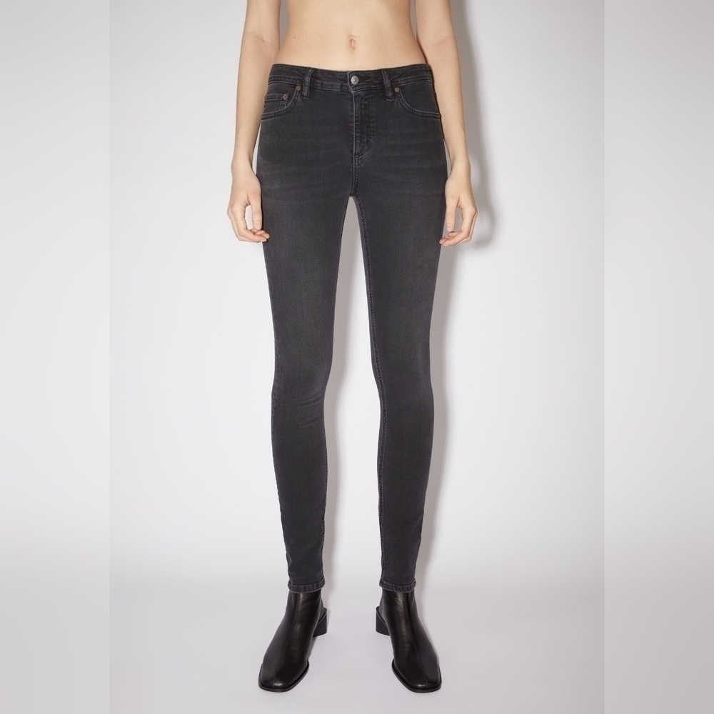 Acne Studios | Climb skinny fit jeans in used black US